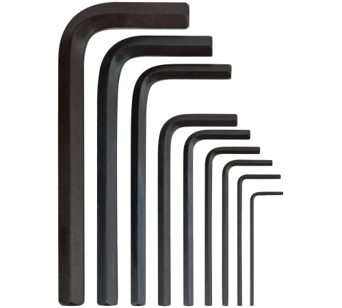 Ключи шестигранные HEX короткие CrV 9 шт.( 1,5-10 мм ) (в коробочке) FIT IT Ключи шестигранные HEX короткие CrV 9 шт.( 1,5-10 мм ) (в коробочке) FIT IT