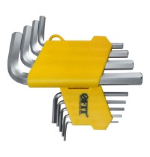 Ключи шестигранные, CrV сталь, 9 шт., 1,5-10 мм, в пластиковом держателе FIT IT