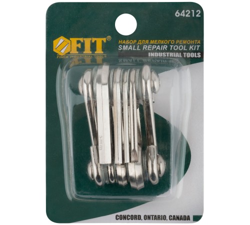 Набор велосипедный для мелкого ремонта CrV, 7 функций FIT IT Набор велосипедный для мелкого ремонта CrV, 7 функций FIT IT