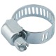 Хомут обжимной просечной (оцинкованная сталь) ширина  8 мм  3/4" (13-19 мм) FIT DIY