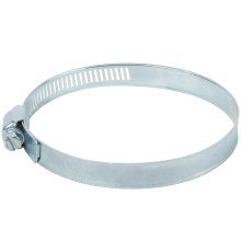 Хомут обжимной просечной (оцинкованная сталь) ширина 12,7 мм  4"  (78-101 мм) FIT DIY