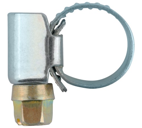 Хомут обжимной (нержавеющая сталь со сваркой) 8-12 мм FIT IT