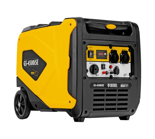 Генератор инверторный GS-4500iSE, 4,5 кВт, 230 В, закрытый корпус, электростартер DENZEL