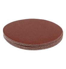 Круг абразивный на ворсовой подложке под "липучку", P 180, 125 мм, 10 шт Matrix