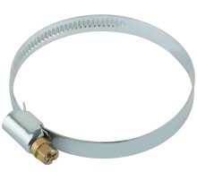 Хомут обжимной накатной (оцинкованная сталь) 50-70 мм MOS