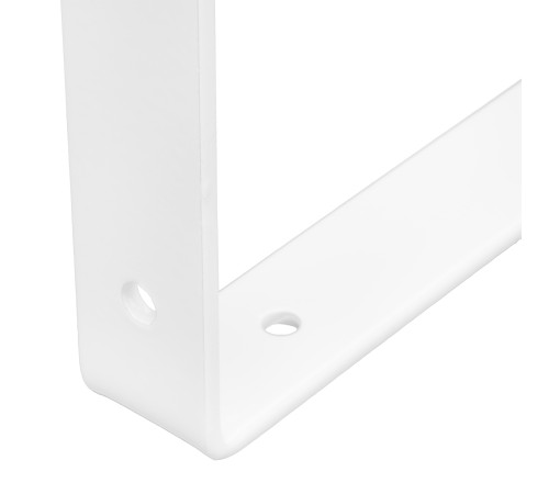 Кронштейн усиленный, 300 х 200 х 30 х 4 мм, белый Сибртех