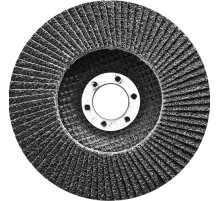 Круг лепестковый торцевой, конический, Р 60, 180 х 22.2 мм Сибртех