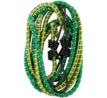 Ремни багажные резиновые, стальные крючки, 2 шт., 7х1200 мм КУРС