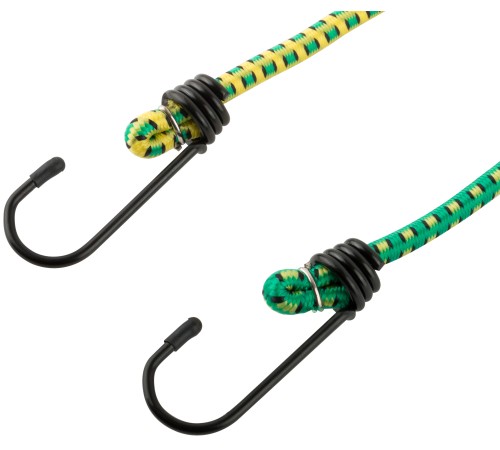 Ремни багажные резиновые, стальные крючки, 2 шт., 7х1200 мм КУРС