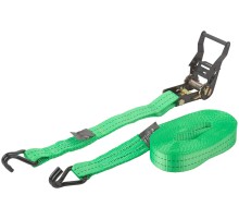 Ремень для крепления груза, храповый механизм 135 мм, полиэфирная лента 38 мм x 8 м, 1500 / 3000 кг FIT РОС