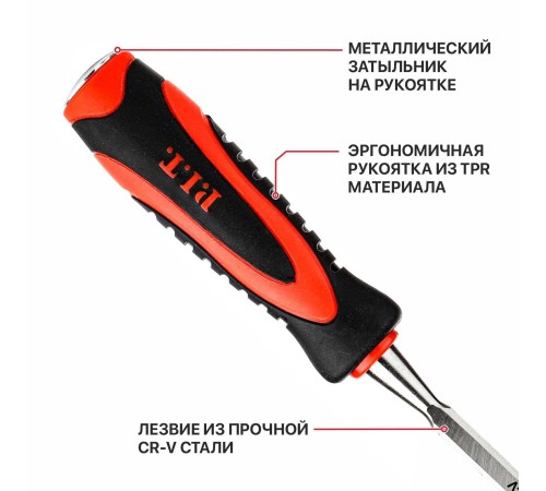 Стамеска по дереву плоская P.I.T. CONTROL HCHW01-0024