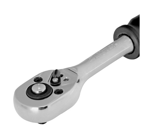 Ключ-трещотка 1/4", 45 зубьев, с быстрым сбросом, CrV, хром Сибртех