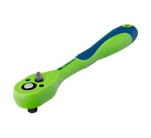 Ключ-трещотка 3/8", CrV, 72 зуба, с быстрым сбросом Сибртех