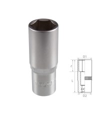 Головка торцевая глубокая шестигранная 1/2", 20 мм TOLSEN TT16570