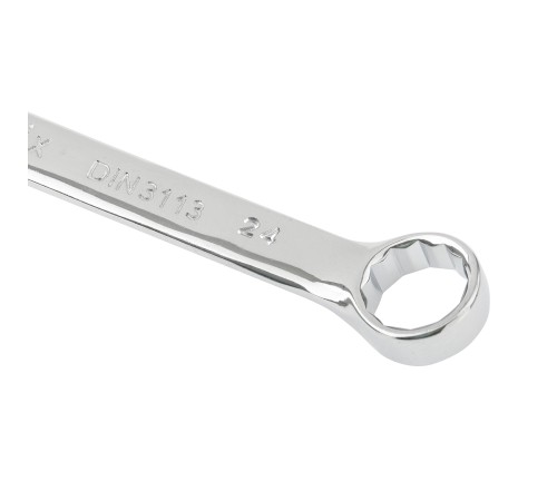 Ключ комбинированный, 24 мм, CrV, полированный хром Matrix