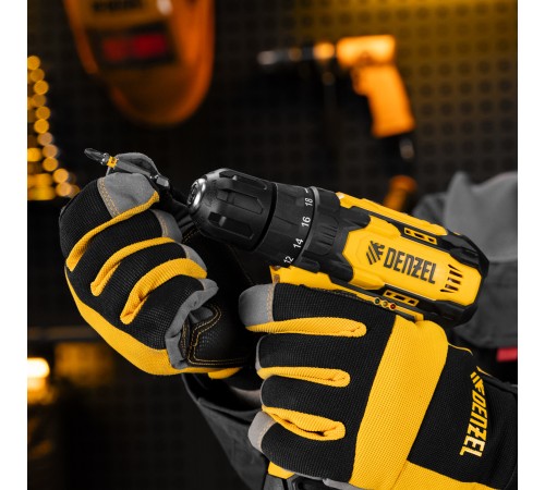 Дрель-шуруповерт аккумуляторная CDQ-12, Li-Ion, 12 В Denzel