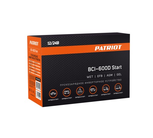 Пускозарядное инверторное устройство PATRIOT BCI 600D Start