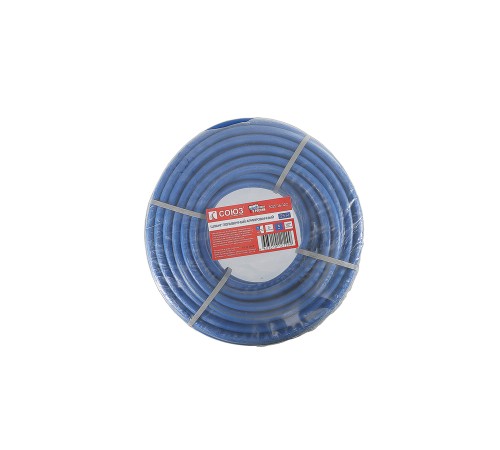 Шланг поливочный армированный, 3х слойный, 1/2", 25 м, синий, СОЮЗ (рус)