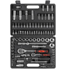 Набор инструмента автомобильный  94 шт. CrV 1/2"+1/4" КУРС