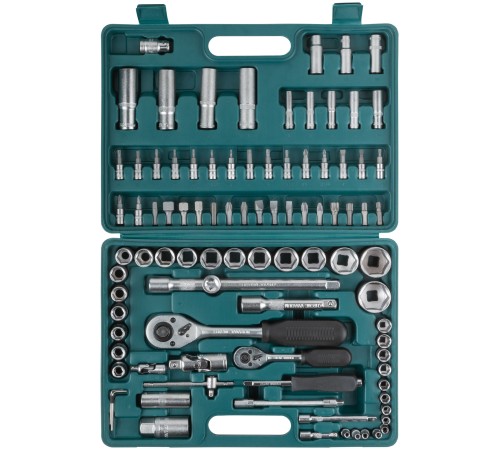 Набор инструмента автомобильный  94 шт. CrV 1/2"+1/4" FIT IT