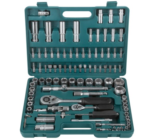 Набор инструмента автомобильный  94 шт. CrV 1/2"+1/4" FIT IT