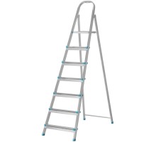 Лестница-стремянка стальная, 7 ступеней, вес 7,3 кг КУРС РОС