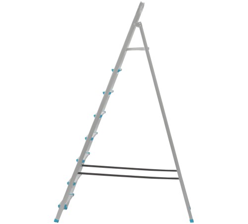 Лестница-стремянка стальная, 8 ступеней, вес 8,85 кг КУРС РОС