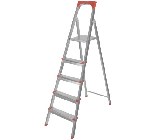 Лестница-стремянка стальная, 5 ступеней, вес 6,65 кг FIT РОС