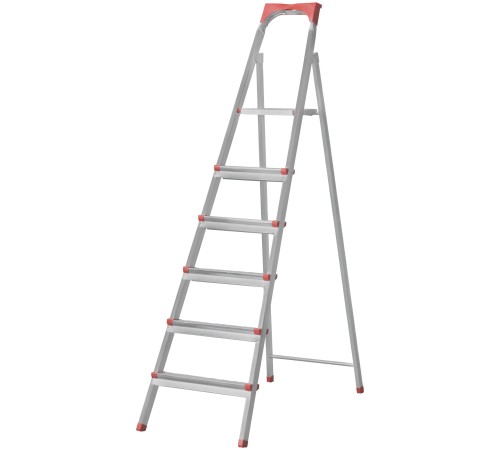 Лестница-стремянка стальная, 6 ступеней, вес 7,65 кг FIT РОС