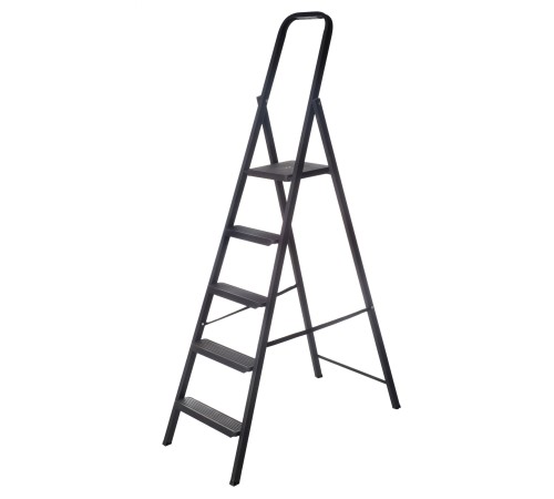 Лестница-стремянка стальная "Компакт", 5 ступеней, вес 6,25 кг FIT РОС