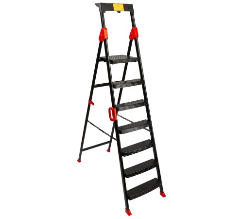 Лестница-стремянка стальная "Comfort", 7 ступеней  РОС