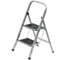 Лестница-стремянка стальная, 2 широкие ступени,  Н=88 см, вес 3,7 кг FIT РОС