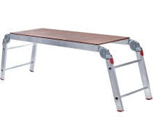 Подмости рабочие алюминиевые, 2х4х2 ступеней, вес 10 кг FIT РОС