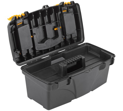Ящик для инструмента пластиковый 13" ( 330х180х150 мм ) FIT РОС Ящик для инструмента пластиковый 13" ( 330х180х150 мм ) FIT РОС