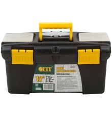Ящик для инструмента пластиковый 12" ( 320х175х160 мм ) FIT РОС Ящик для инструмента пластиковый 12" ( 320х175х160 мм ) FIT РОС