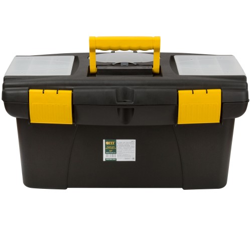 Ящик для инструмента пластиковый 19" ( 490х275х240 мм ) FIT РОС Ящик для инструмента пластиковый 19" ( 490х275х240 мм ) FIT РОС