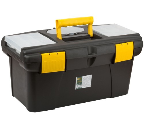 Ящик для инструмента пластиковый 19" ( 490х275х240 мм ) FIT РОС Ящик для инструмента пластиковый 19" ( 490х275х240 мм ) FIT РОС