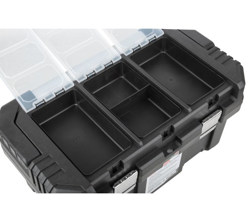 Ящик для инструмента пластиковый 20" ( 500х280х225 мм ) металл.замки, алюминиевая ручка FIT IT