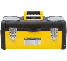 Ящик для инструмента пластиковый 16" ( 400х200х190 мм ) металл.замки, стенки стальные FIT IT