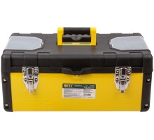 Ящик для инструмента пластиковый 18" ( 450х240х200 мм ) металл.замки, стенки стальные FIT IT