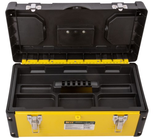 Ящик для инструмента пластиковый 18" ( 450х240х200 мм ) металл.замки, стенки стальные FIT IT