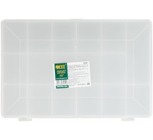 Ящик для крепежа (органайзер) прозрачный 11" ( 275х185х42 мм ) FIT РОС