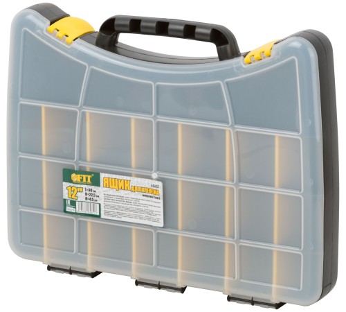 Ящик для крепежа (органайзер) (с защелкой) 12'' ( 300х225х45 мм ) FIT РОС
