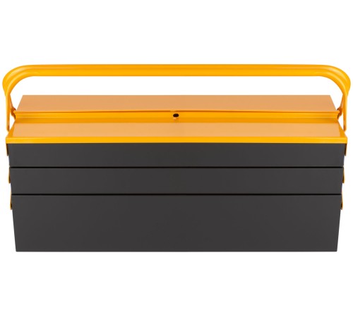 Ящик для инструмента металлический с 4-мя раздвижными отделениями  530х200х200 мм FIT IT