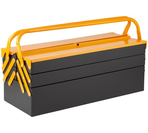 Ящик для инструмента металлический с 4-мя раздвижными отделениями  530х200х200 мм FIT IT