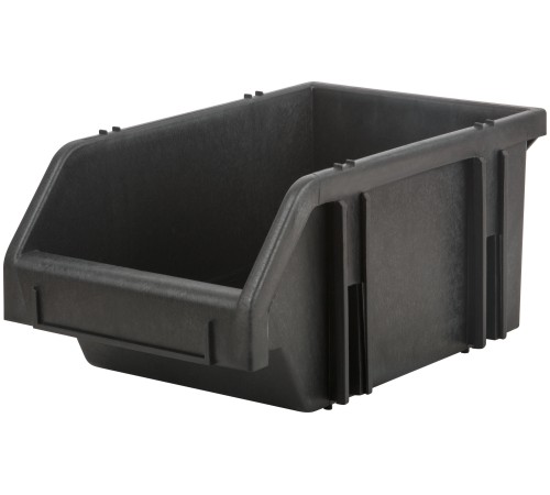 Лоток для крепежа пластиковый черный 160х210х350 мм FIT РОС
