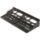 Полка для инструмента пластиковая "мини" черная, 48 отверстий, 300х150 мм КУРС РОС