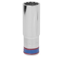 Головка торцевая глубокая двенадцатигранная 1/2", 19 мм KING TONY 423019M