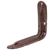 Уголок-кронштейн усиленный коричневый 100х150 мм (0,8 мм) FIT IT