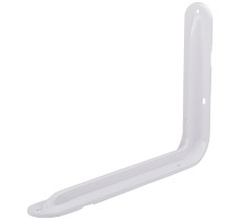 Уголок-кронштейн усиленный белый 200х300 мм (1,0 мм) FIT IT